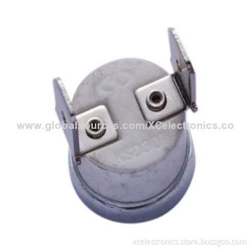 Bimetal Thermostat, Thermal Switch, Auto-reset Without Bracket, Ceramic